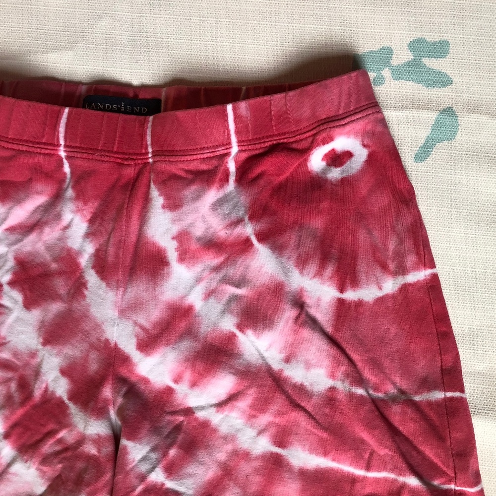 Pink and White Tie-Dye Shorts - Picture 2 of 4
